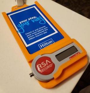 Badge Holder with RSA Token Slot