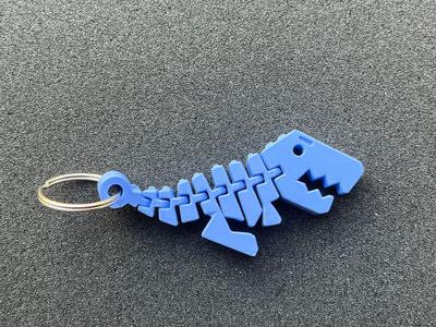 Flexi Rex with stronger links Keychain