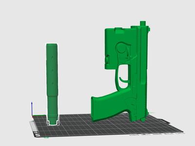 METAL GEAR GUN HK Mk23 Mod0 SOCOM HD