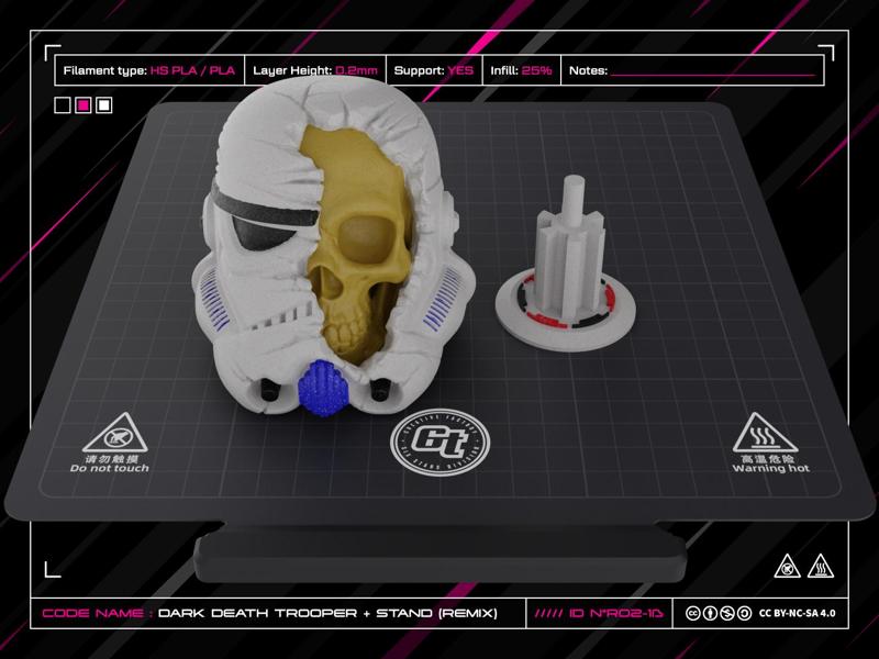 Dark Death Trooper with Stand