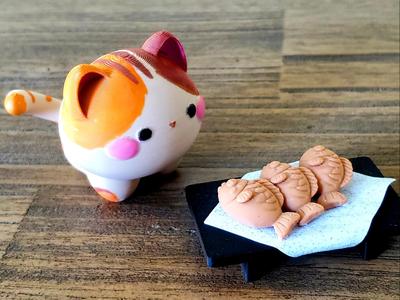 Taiyaki Cake Keychain