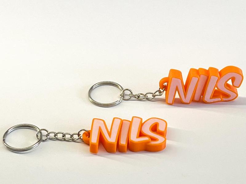Lovely key chain with the name Nils