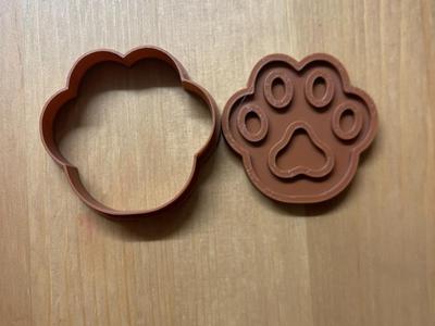 Paw Cookie Cutter And Stamp