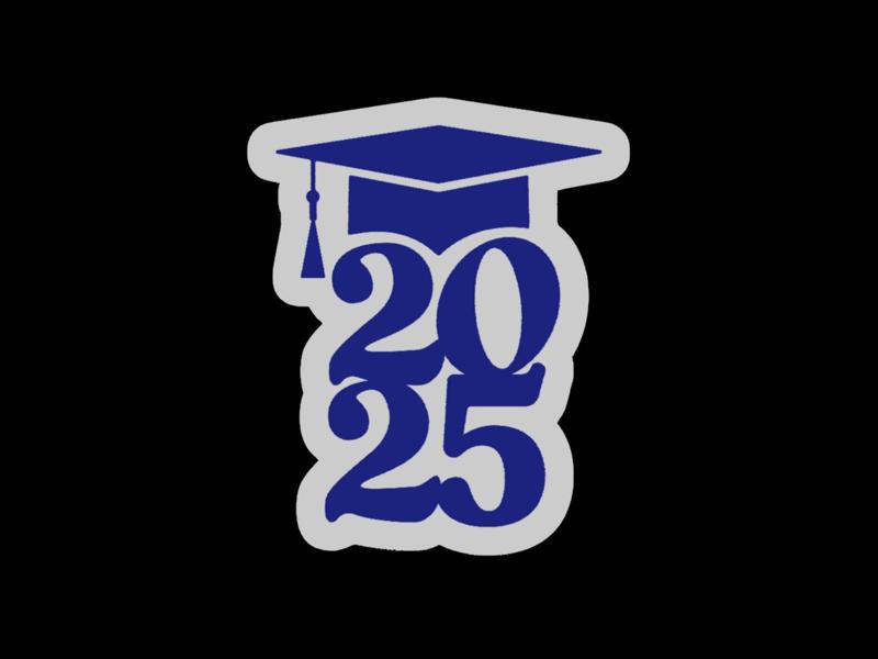 2025 Graduation Cookie Cutter with Embosser