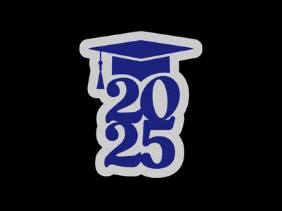 2025 Graduation Cookie Cutter with Embosser