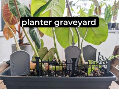 Planter graveyard