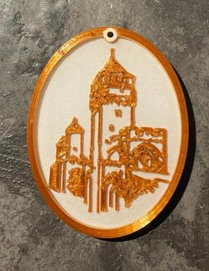 Pont Valentré Cahors Key Ring