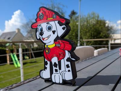 Paw Patrol lightbox Marcus / Marshall