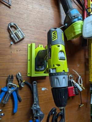 Ryobi Drill Driver wall mount