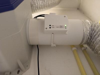 Motorized Ventilation Valve 125mm (28BYJ-48) for Itho Daalderop