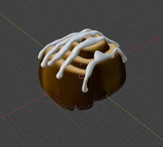 Cinnamon Roll Designer Keycap