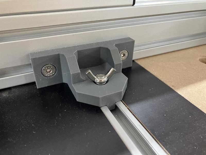 Adapter for Connecting Sled to Base Plate on Milling Table