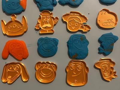 Toy Story Play-dough Moulds