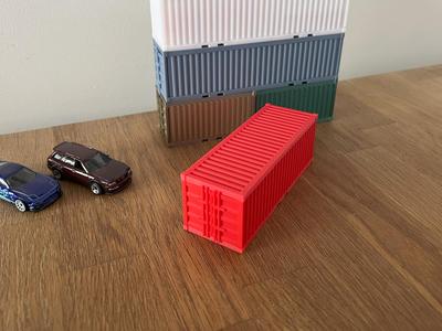 3/4 Container 1/64 for matchbox, hotwheel, siku