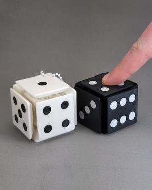 Dice 6 Fidget Clicker - Keychain