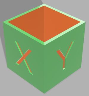 XYZ cube