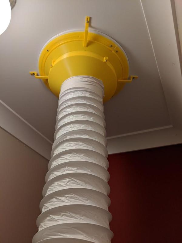 Ceiling Solder Fume Extractor Fan Adaptor 250mm Clipsal AirFlow CE250