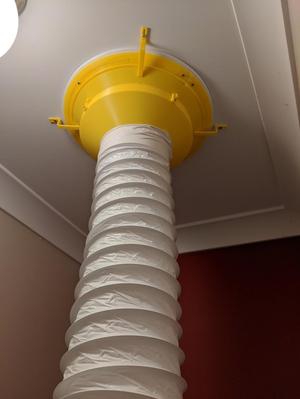 Ceiling Solder Fume Extractor Fan Adaptor 250mm Clipsal AirFlow CE250