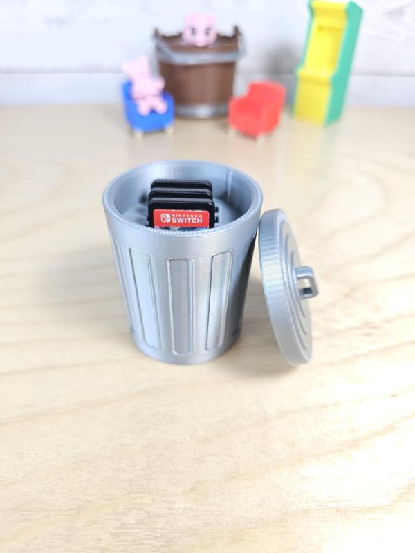 Nintendo Switch Game Holder Can - Fits 4 Switch 2 Games.