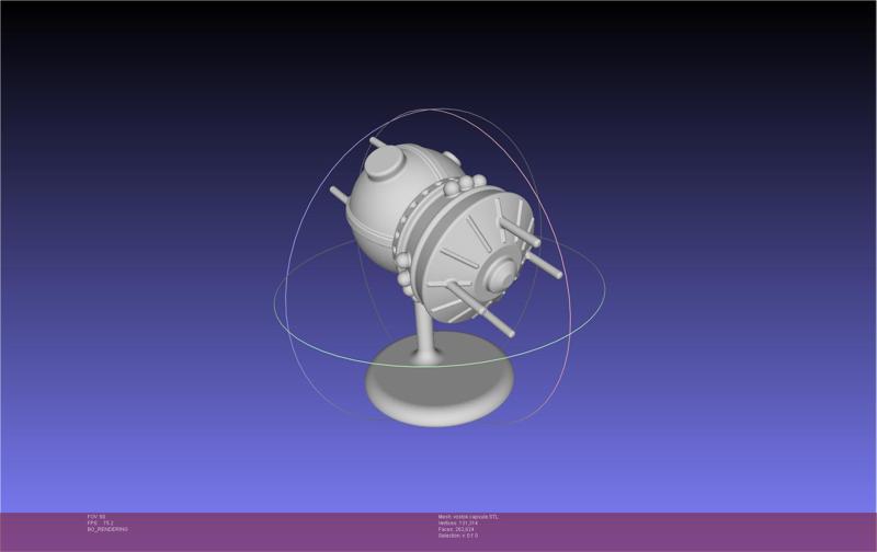 Vostok Capsule Printable Board Game Scale Space Race Micro Miniature