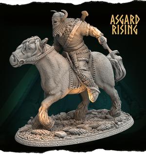 CHIEFTAINS - Hjalmar the Raid Master 54mm /Pre-supported/