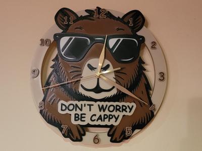 Capybara Clock