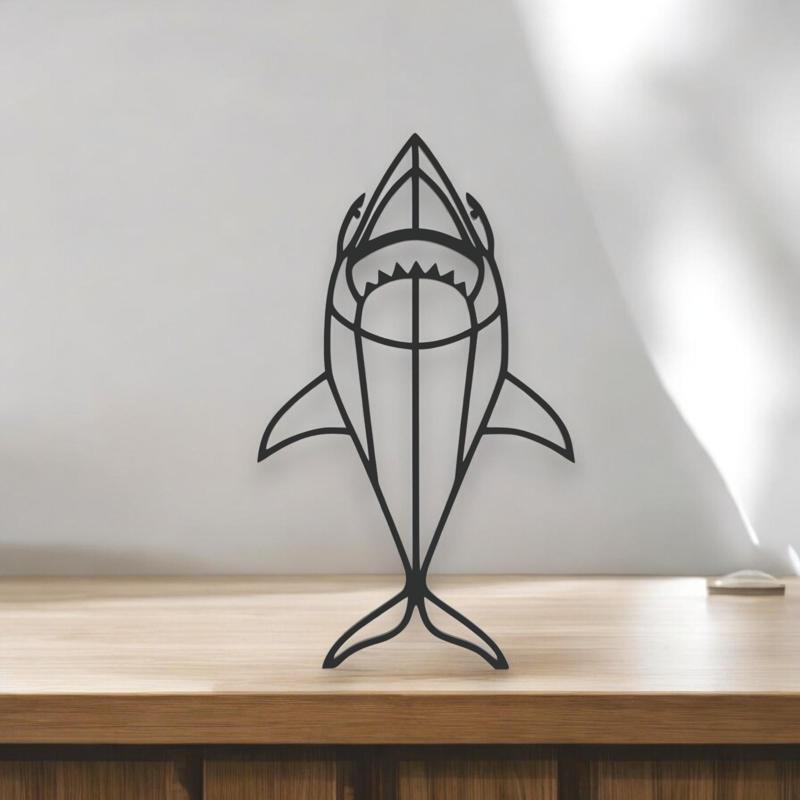 Shark Line Art - Desktop Line Art