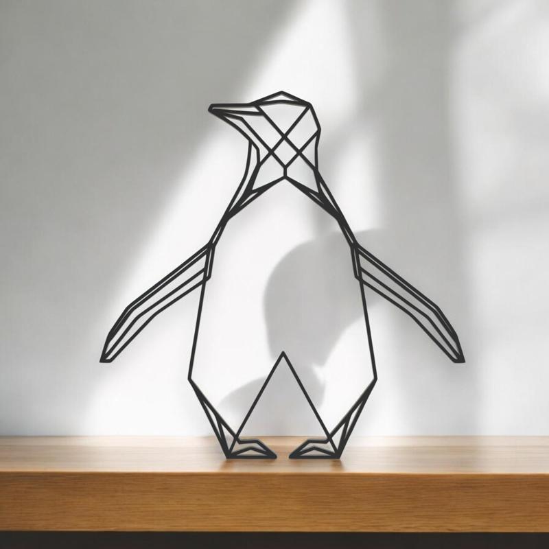Penguin Line Art - Desktop Line Art