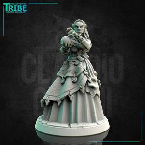 (0204) Female human half orc tiefling firbolg elf fortune teller