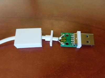 USB A Male Connector Shield