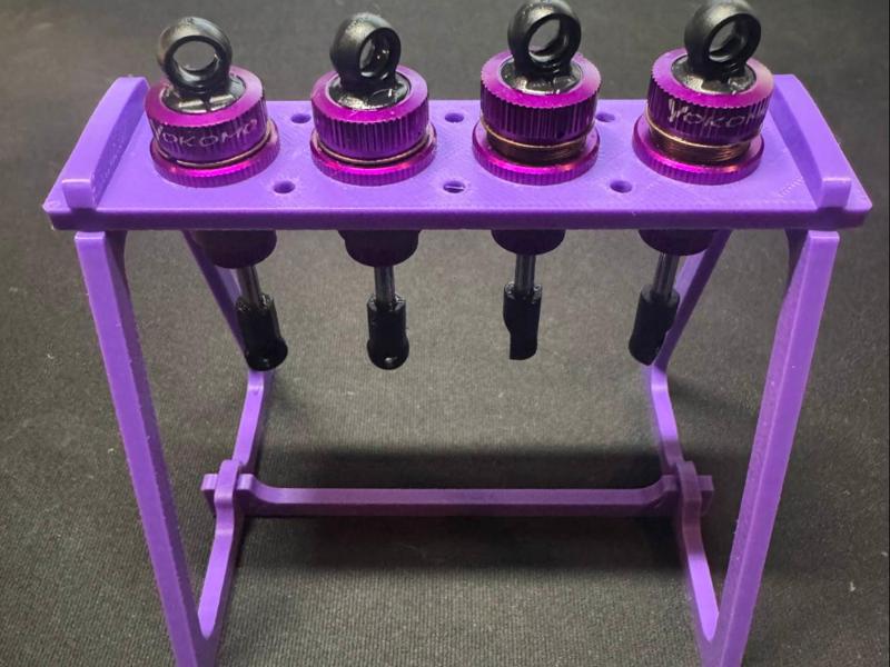 1/10 rc shock stand for drift or touring car