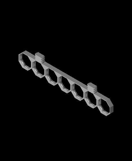 Multiboard 7x1 tile with threads at 2+6