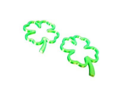 Simple Shamrock Earring (or Keychain Decor!)