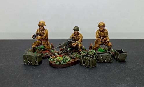 28 mm Japan type 92 MMG and crew