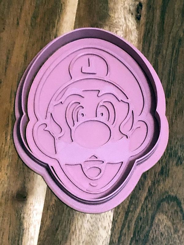 Luigi Cookie Cutters and Stamps