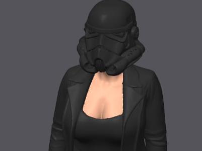 Biker Girl trooper