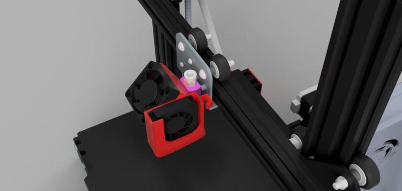 Ender 3 Fan Duct Optimized for ABS