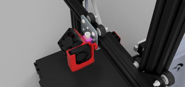 Ender 3 Fan Duct Optimized for ABS