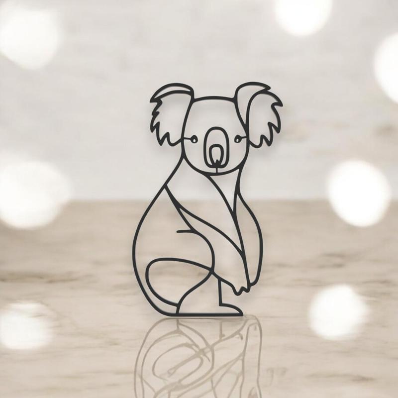 Koala Line Art - Desktop Line Art