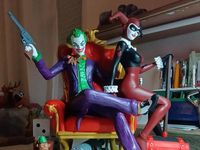 Joker And Harley Quinn Diorama