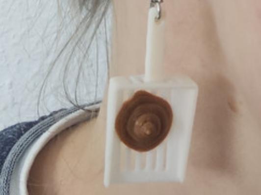 Poop Scoop Earring