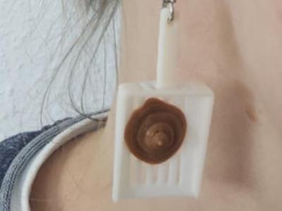 Poop Scoop Earring