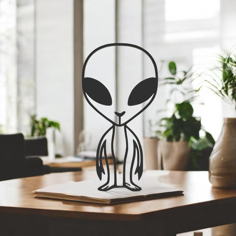 Alien Line Art - Desktop Line Art