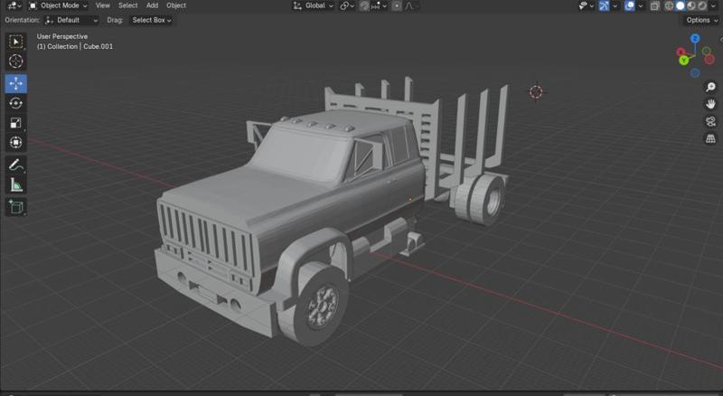 GMC logging truck