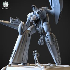 Curvy Robot 75mm  + Princess Pilot