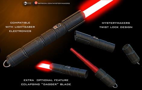 Stranger Qimir lightsaber with several options