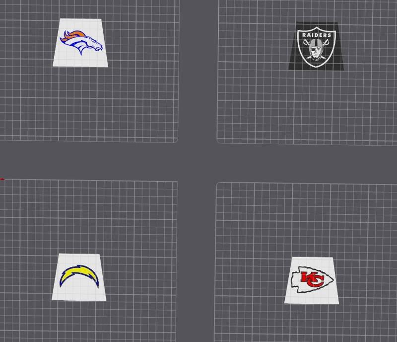 AFC West Torso Inserts