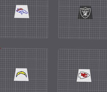AFC West Torso Inserts