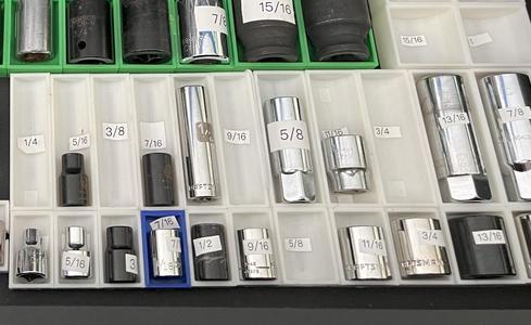 3/8 inch drive magnetic modular socket trays