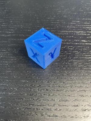 20mm UVWXYZ Calibration Cube